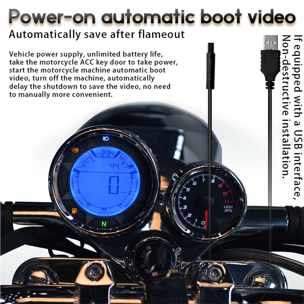 With APP wifi DVR 3 inch screen front and rear camera driving recorder-F02