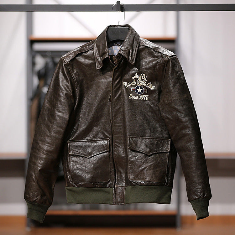 A2 Flight Leather Jacket - A55