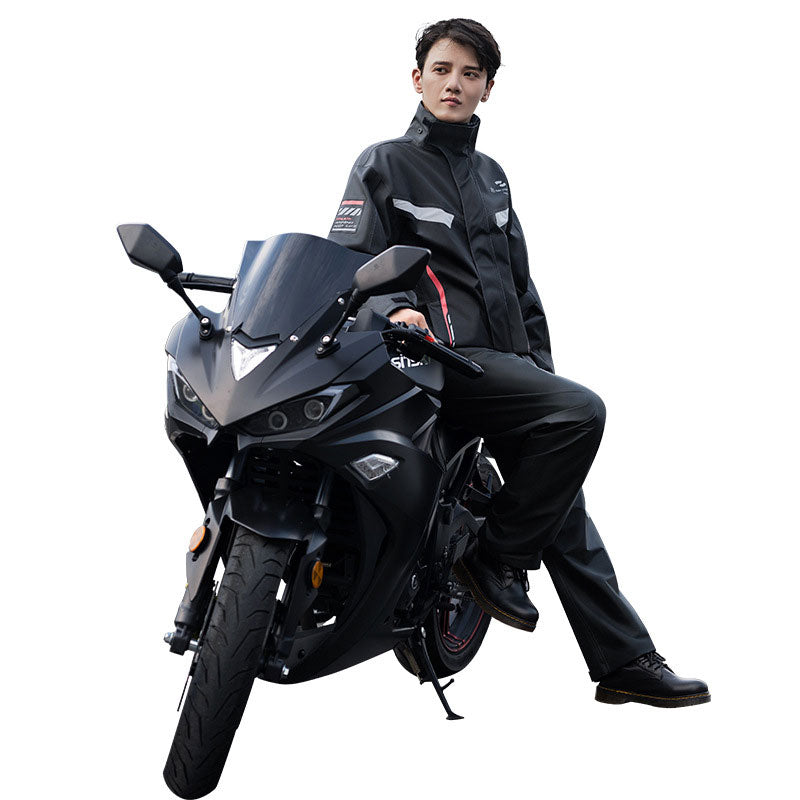 Split type riding raincoat set-C02