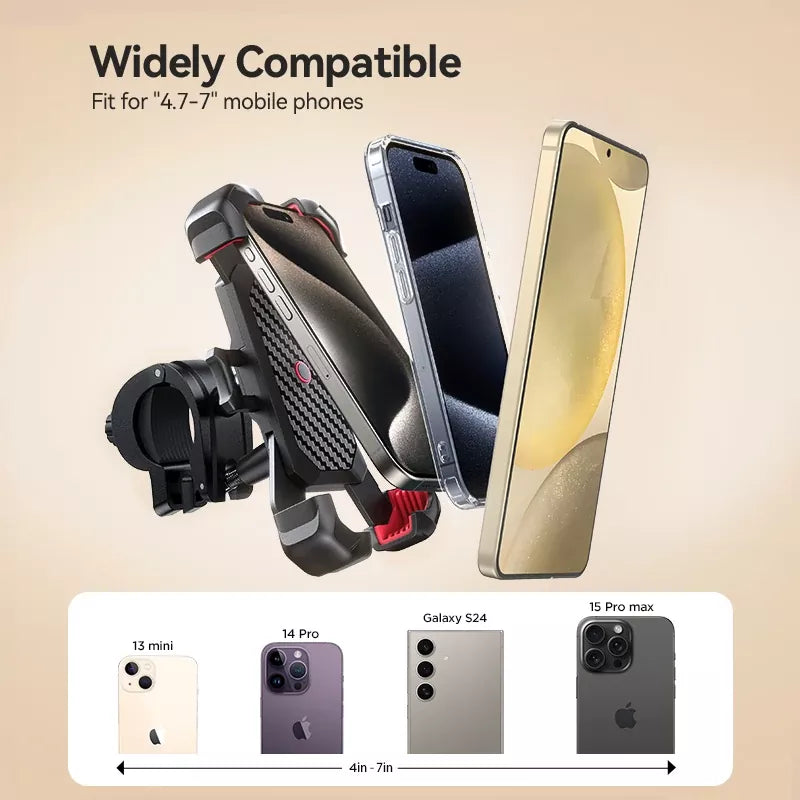 2025 Military Anti-Shake Motorcycle Bicycle Phone Holder-M1