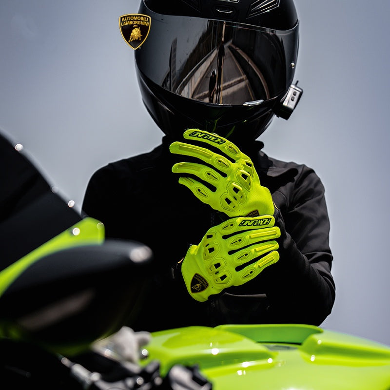 Lamborghini co-branded leather gloves-G21