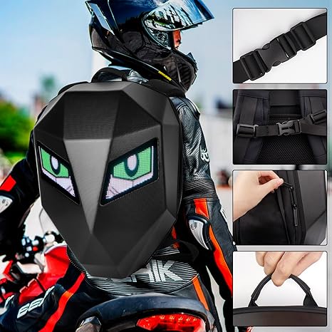 LED APP control backpack waterproof—W10