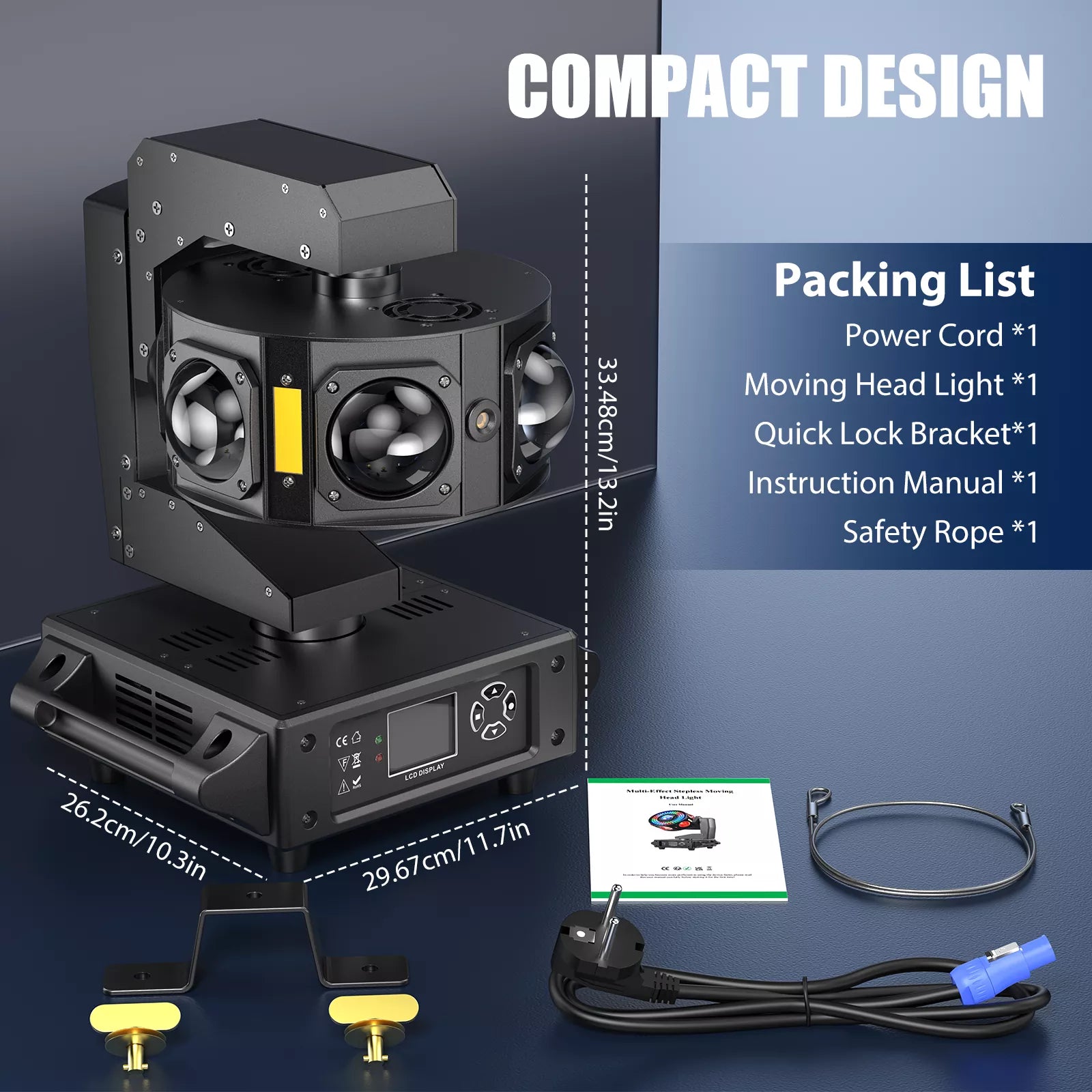 New product Guangmang flying fire meteor moving head light-E15