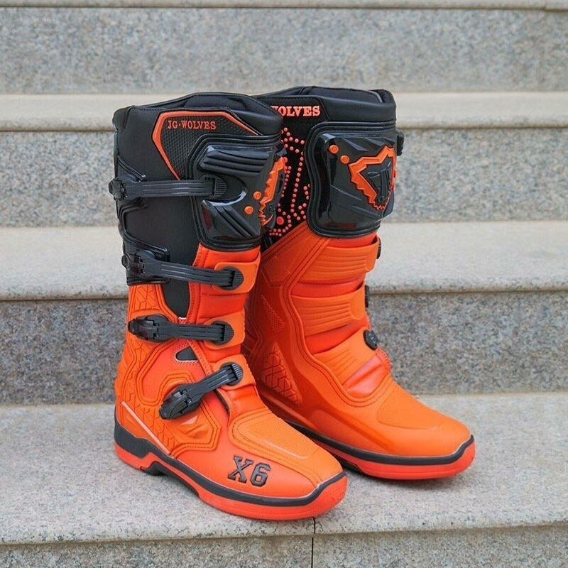 Racing Equipment Long Motorcycle Boots-K11
