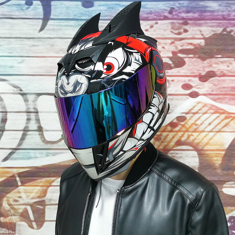 Dual-lens Bluetooth personalized helmet-I68