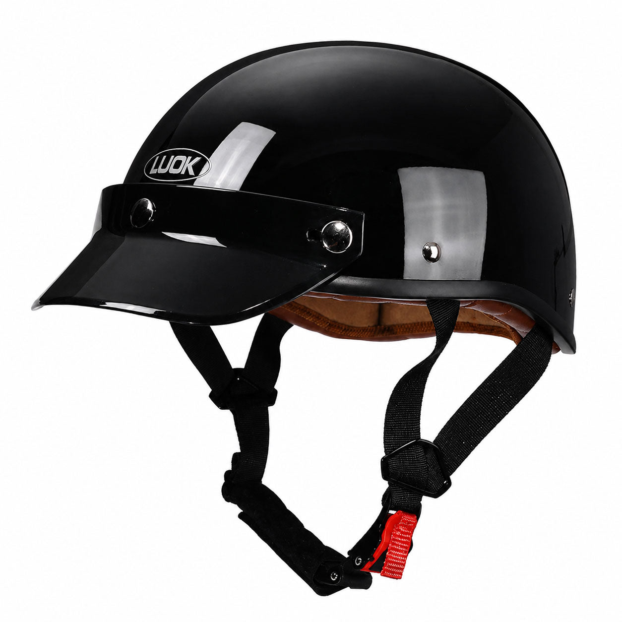 Retro half-helmet, summer travel gear-I18