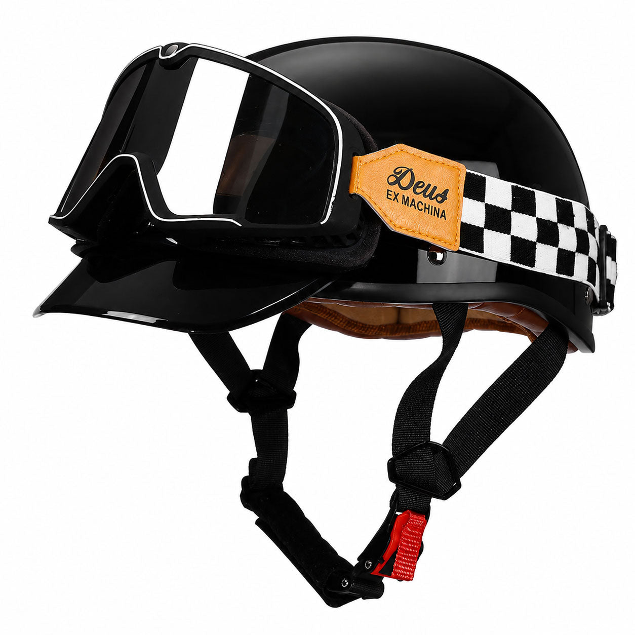 Retro half-helmet, summer travel gear-I18