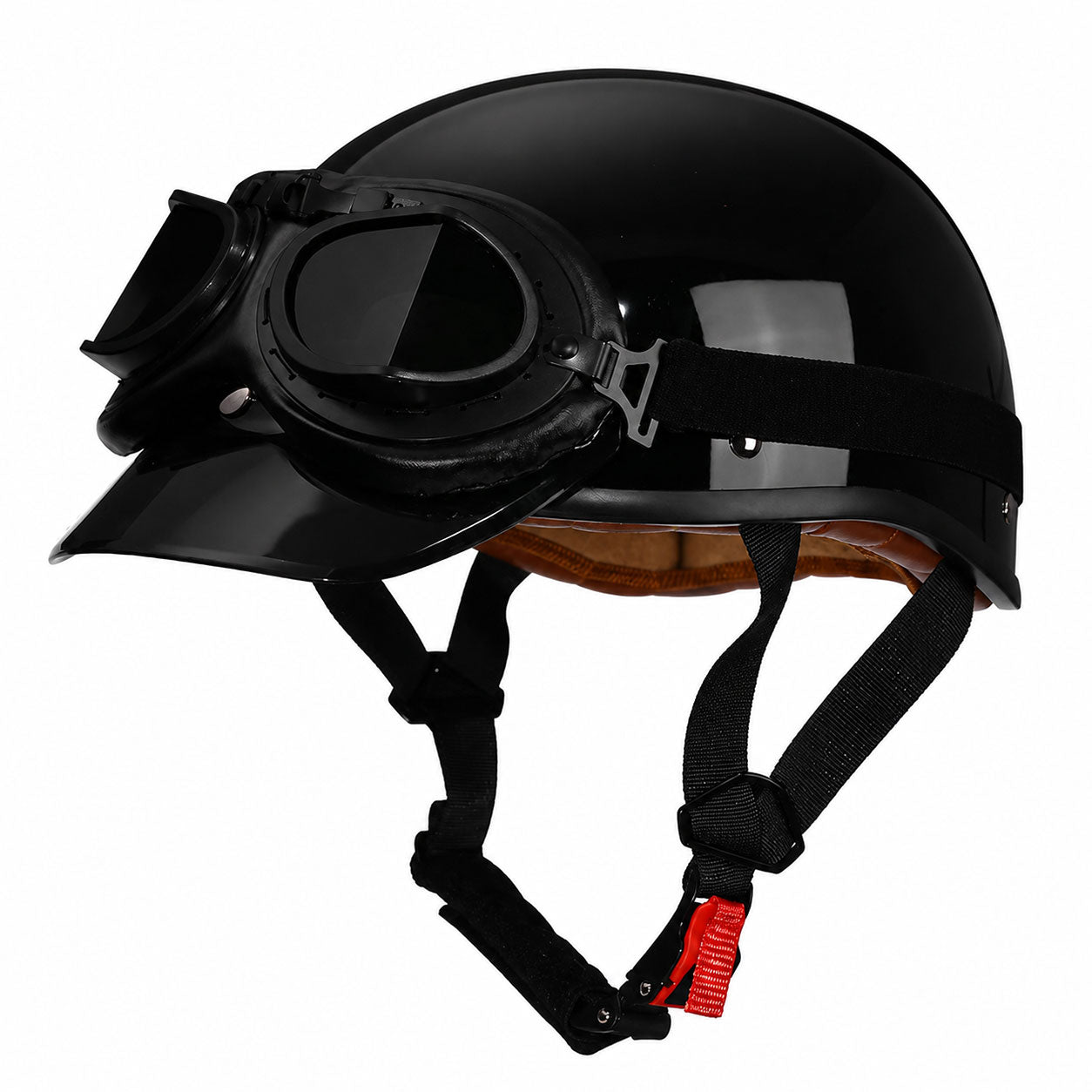 Retro half-helmet, summer travel gear-I18