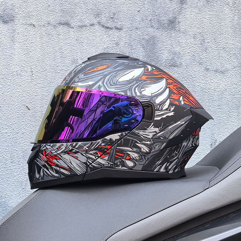 Motorcycle flip helmet-I198