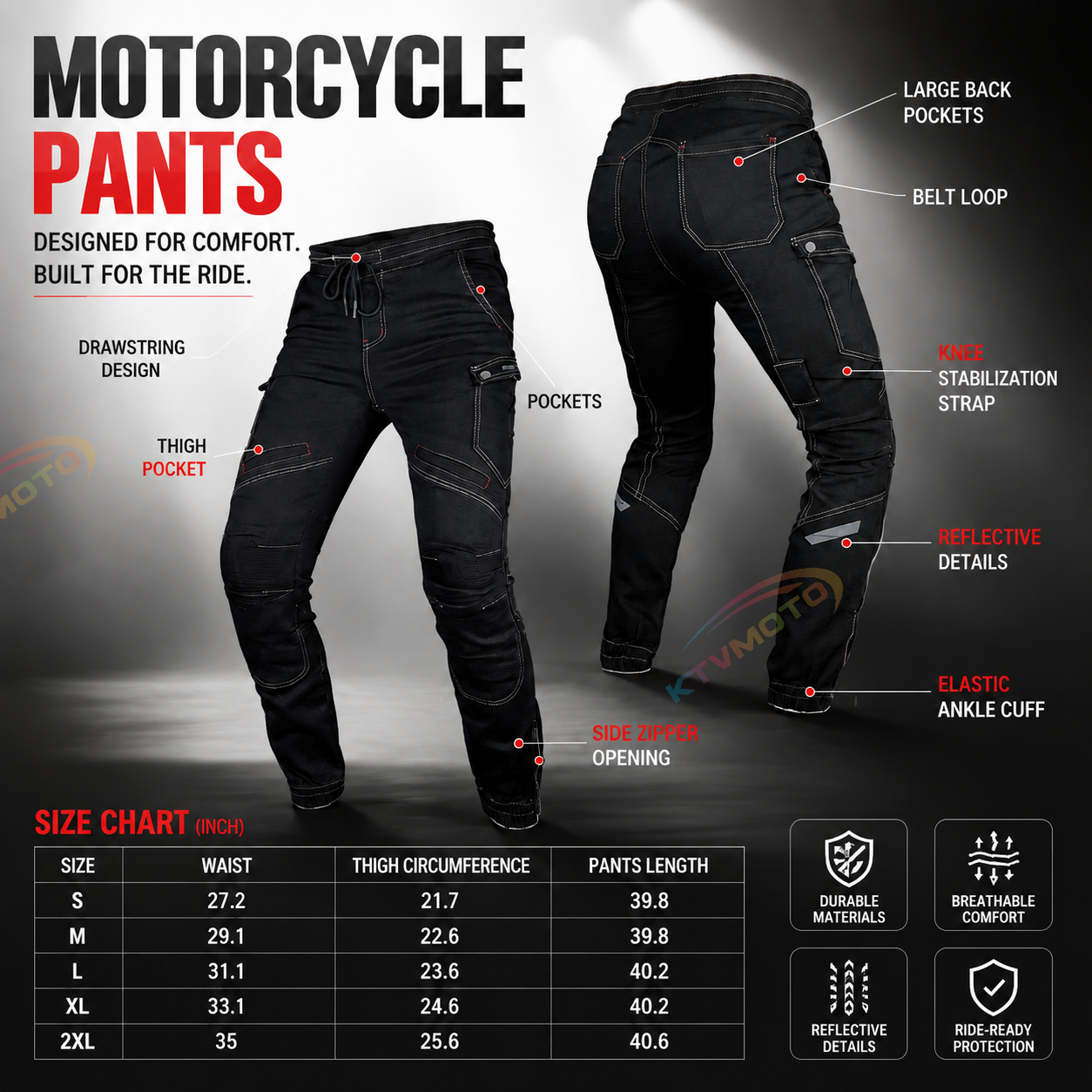 Motocross riding compression pants-J95