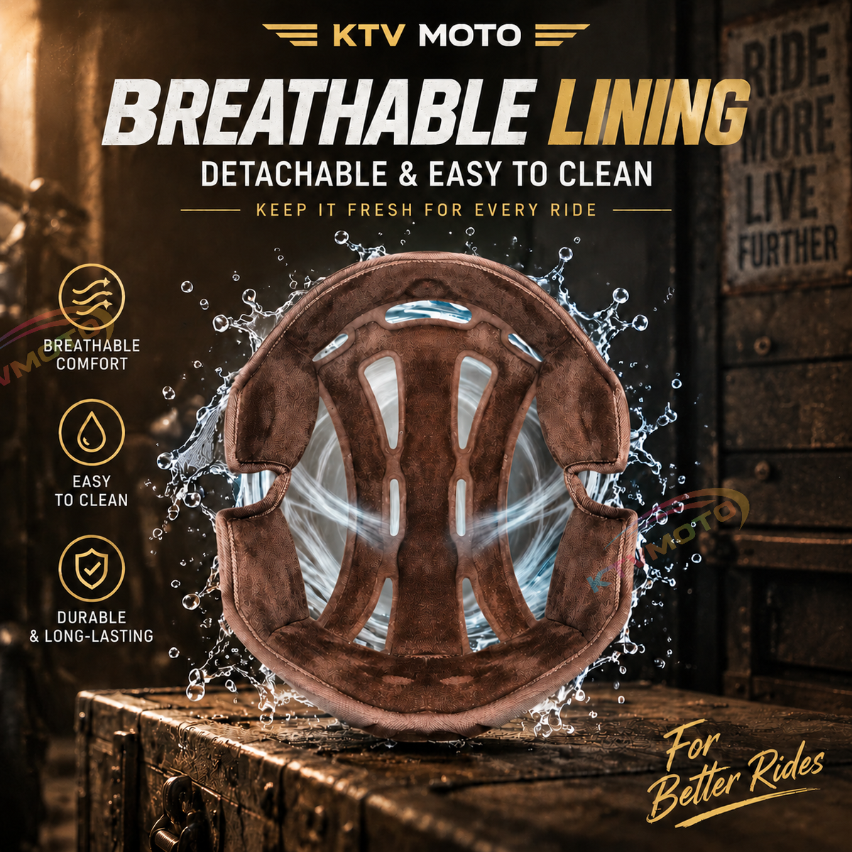 Retro Motorcycle Half-Helmet Breathable Version-I305