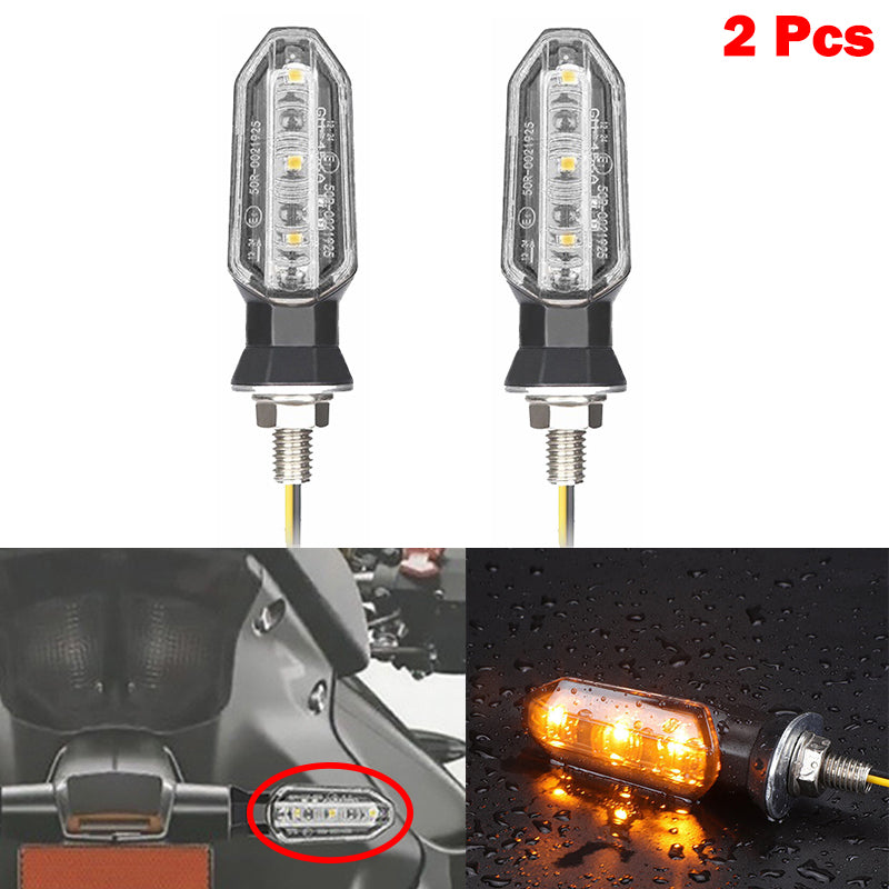 Universal 12V 8mm LED Motorcycle Turn Signal Light-D11