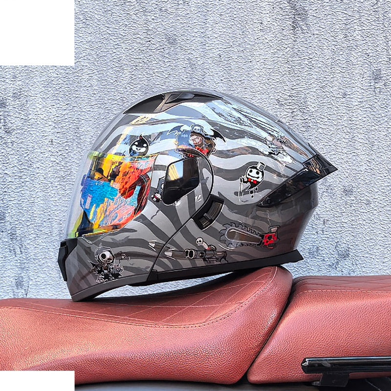 Modular motorcycle helmet-I156
