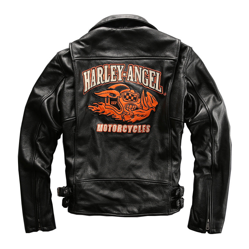 HARLEYANGEL genuine leather jacket-A18