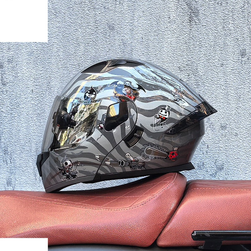 Modular motorcycle helmet-I156