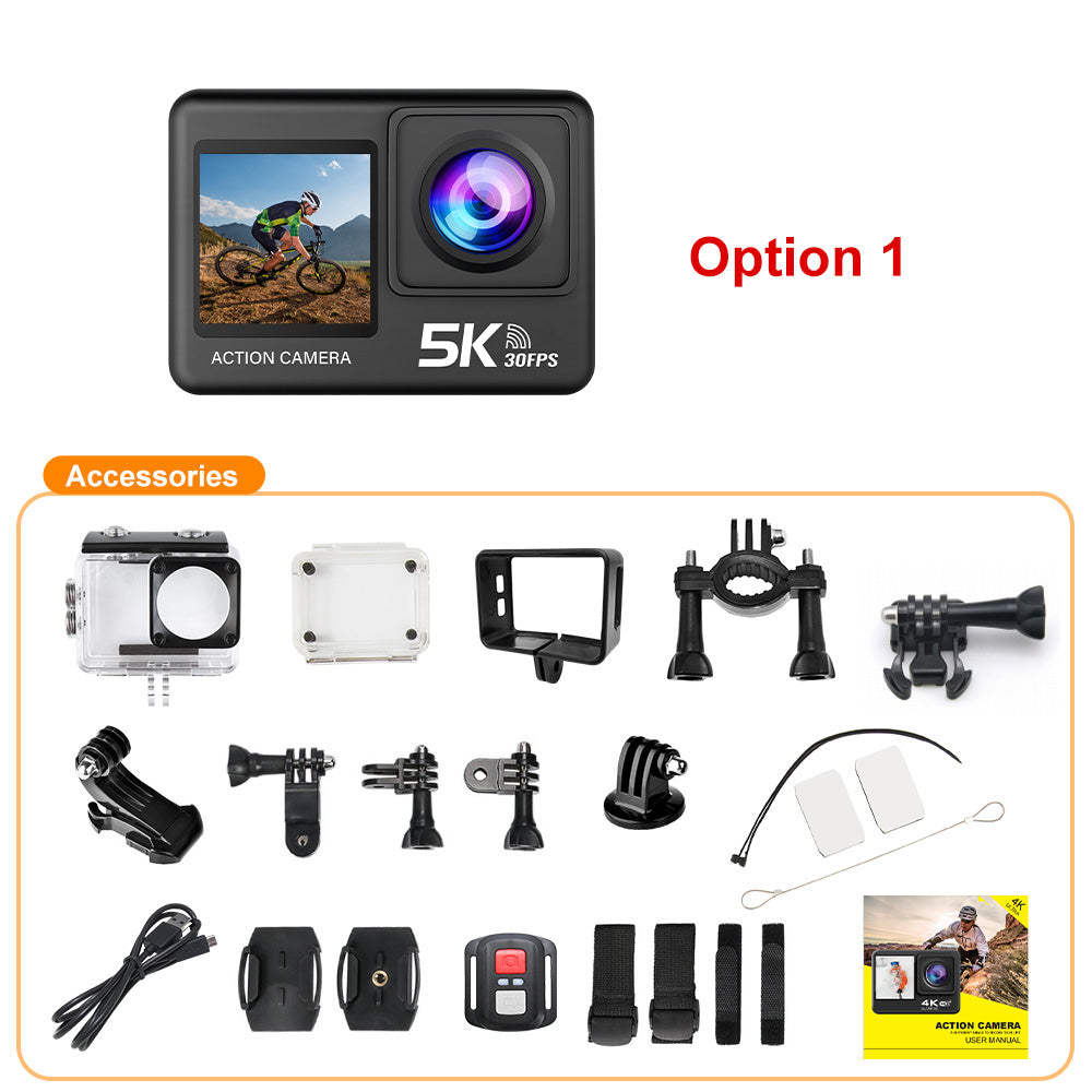 2.0 Inch Touch Screen Wi-Fi 170° Wide Angle 30M Waterproof Video Recording Action Camera-A01