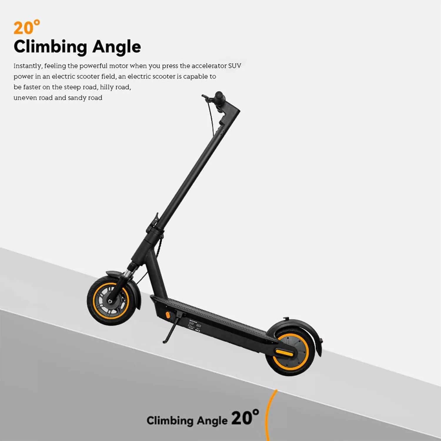 500W foldable electric scooter, top speed 21.7 mph, range 31 miles-G30