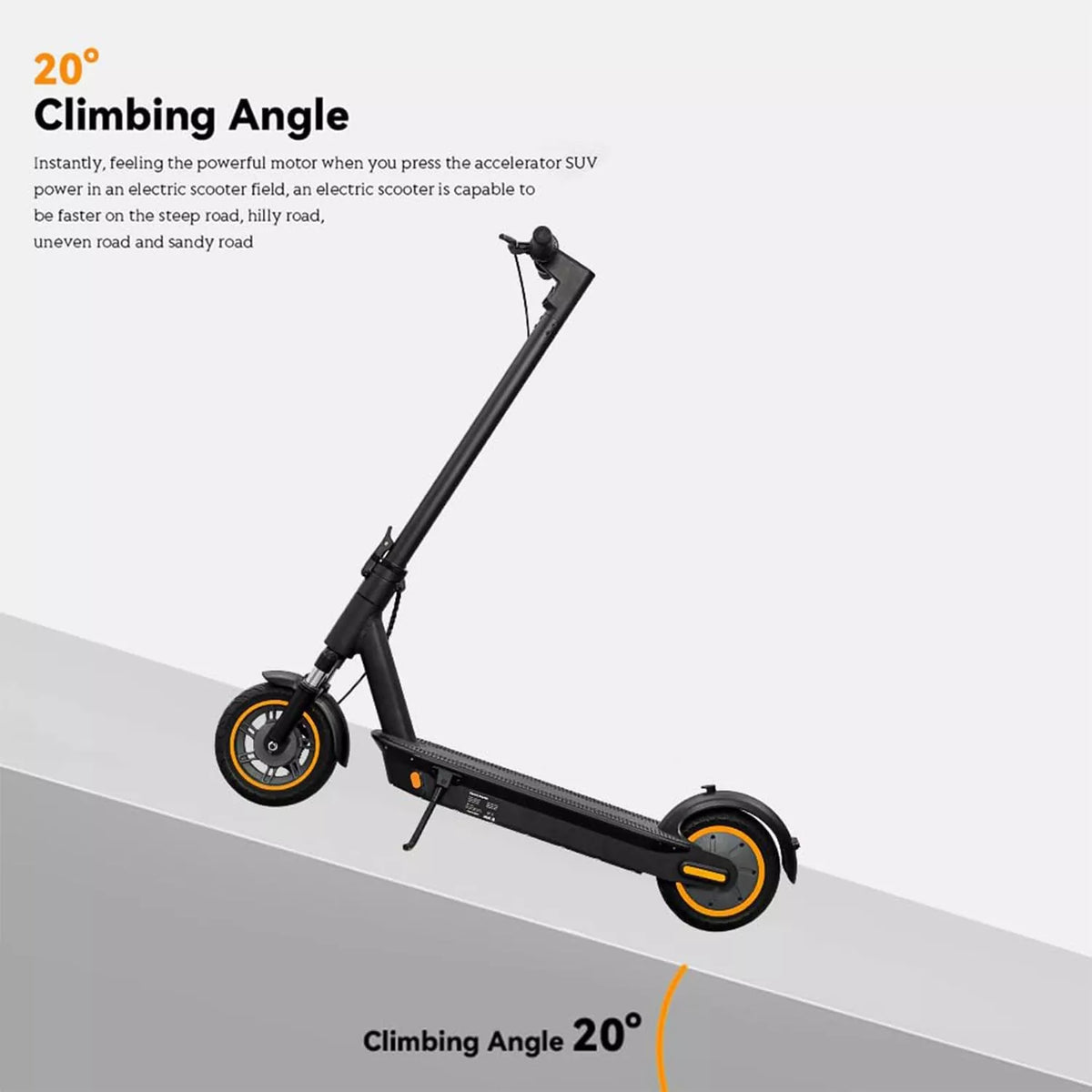 500W foldable electric scooter, top speed 21.7 mph, range 31 miles-G30