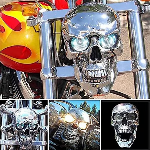 Skull Motorcycle Headlight-D15