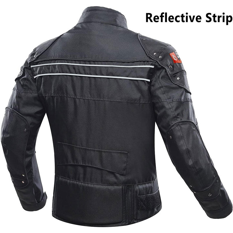 Motorcycle windproof protective riding suit CE certified all seasons-J34