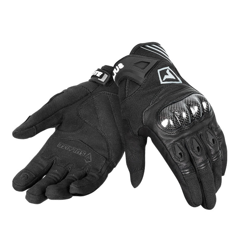 Breathable and drop-resistant carbon fiber full-finger gloves-G17
