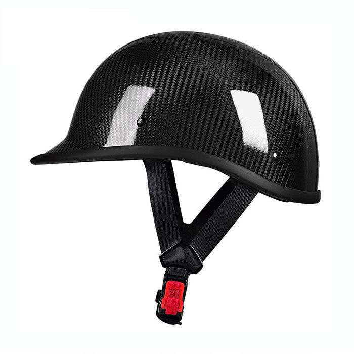 Carbon Fiber Vintage Motorcycle Half Helmet-I135