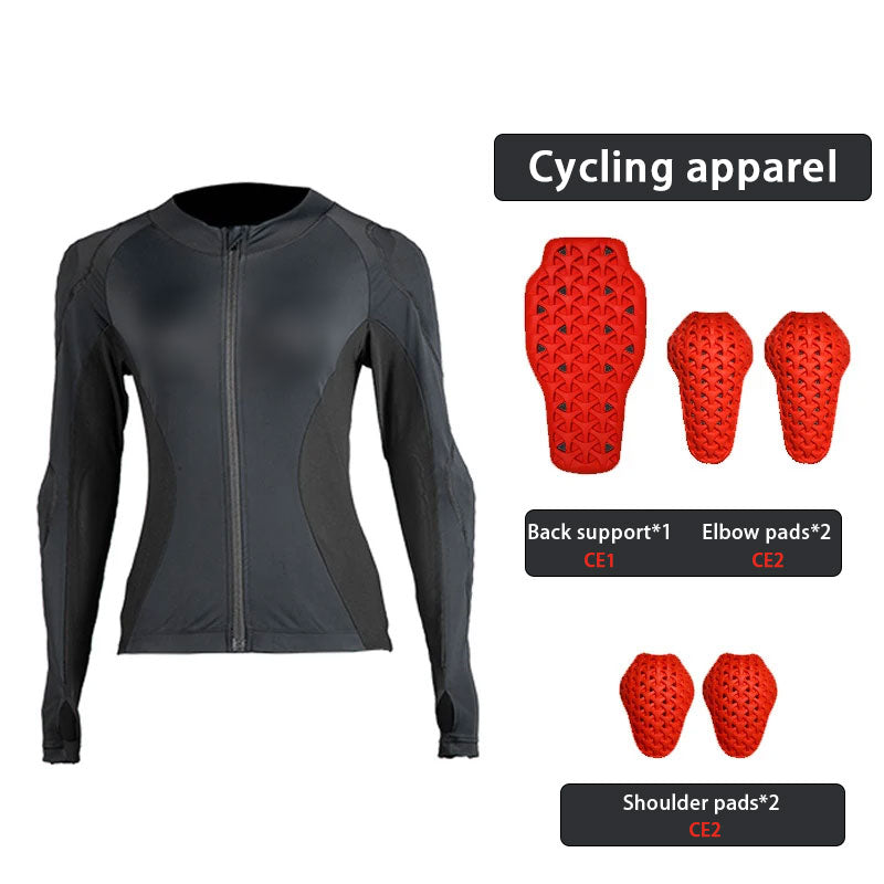 CE Women's Summer Breathable Tight-Fitting Motorcycle Protective Gear-J38