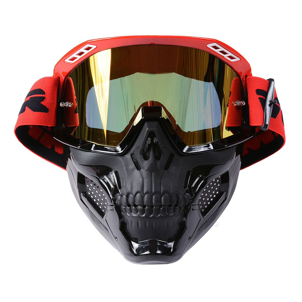 KTVMOTO Motorcycle detachable off-road face shield and goggles-H78