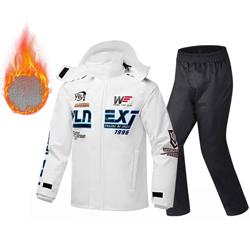 Two-piece cycling raincoat set-C17