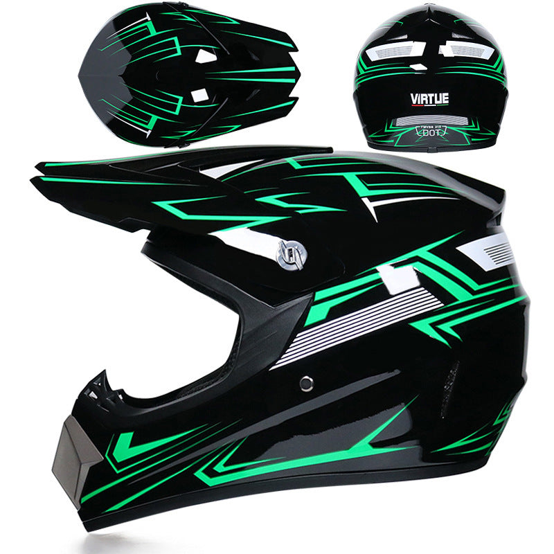 Lightweight full-face off-road motorcycle helmet-I164