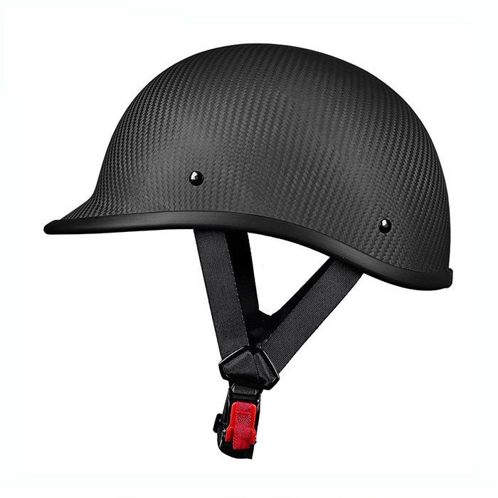 Carbon Fiber Vintage Motorcycle Half Helmet-I135