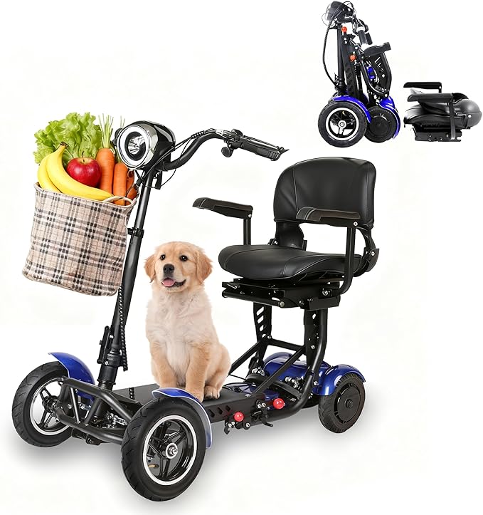 500W Foldable Four-Wheel Electric Scooter - T2