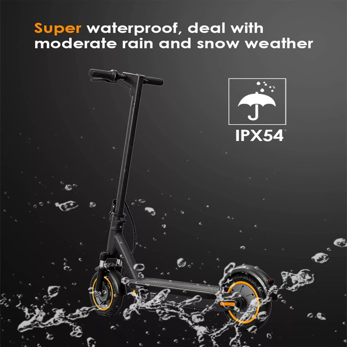 500W foldable electric scooter, top speed 21.7 mph, range 31 miles-G30