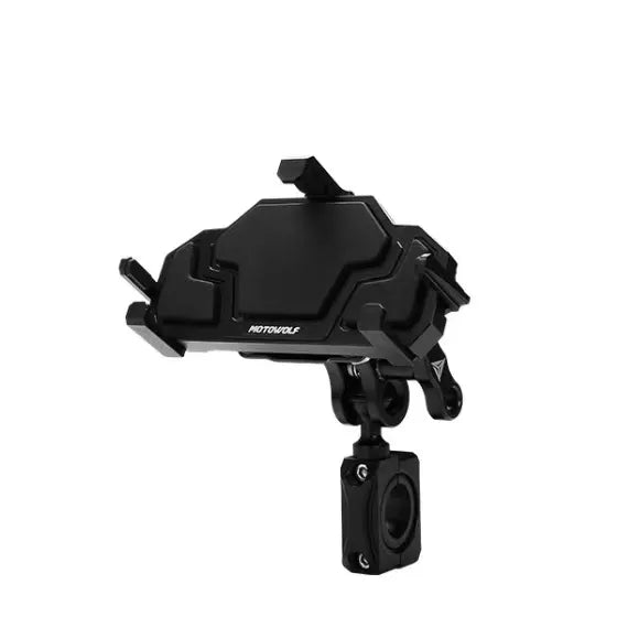Outdoor shock-absorbing aluminum alloy mobile phone holder-M40