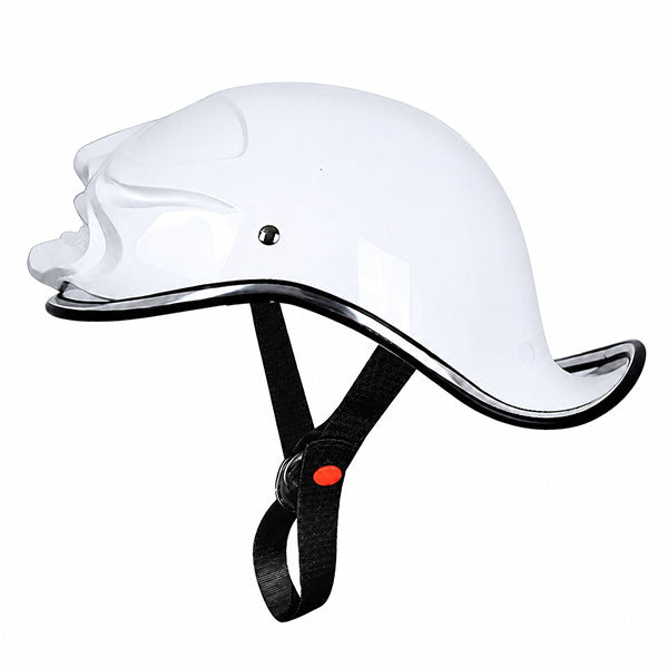 Classic ducktail motorcycle half-helmet Harley style — I41