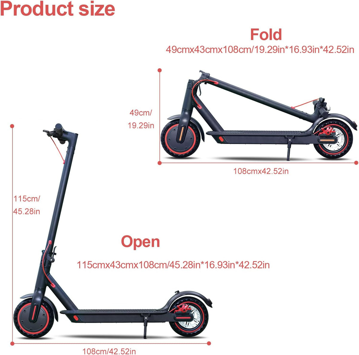 350W Motor Foldable E Scooter - HS-04 Pro
