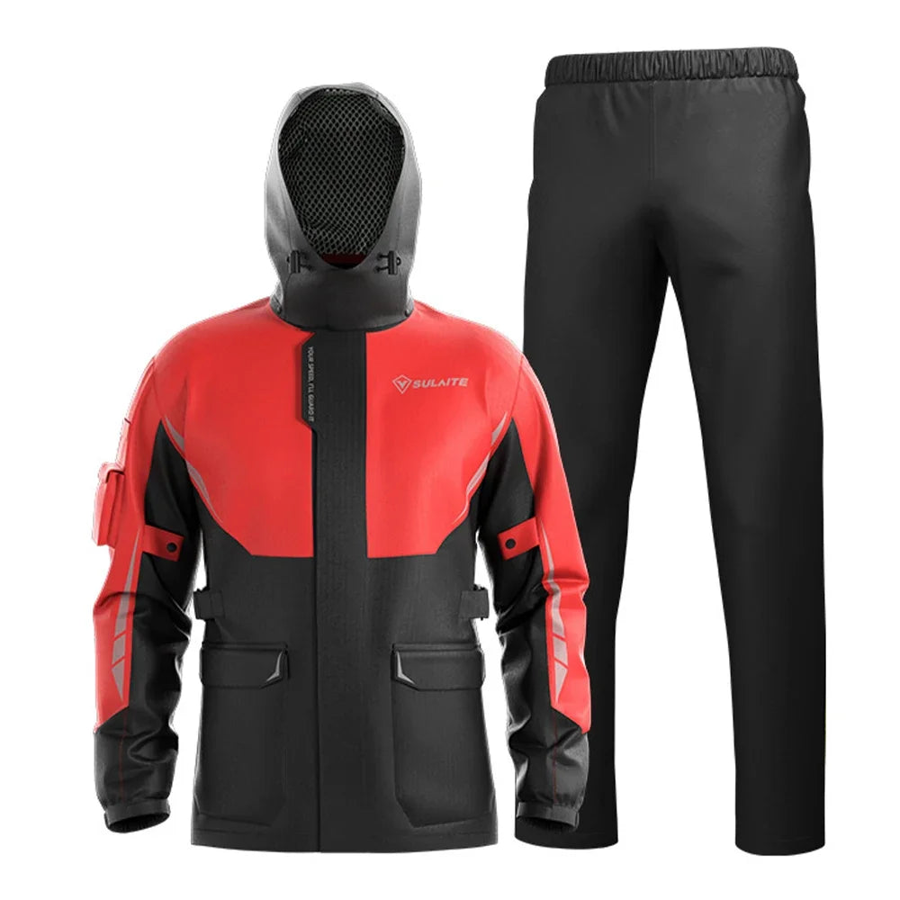 Motorcycle outdoor riding breathable rainproof split suit-C07
