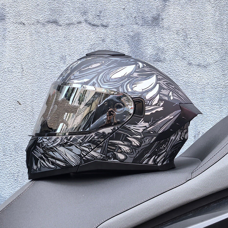 Motorcycle flip helmet-I198