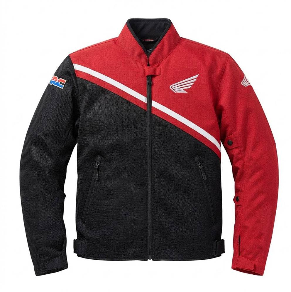 Breathable Mesh Commuter Motorcycle Riding Jacket with Impact Protection-J91