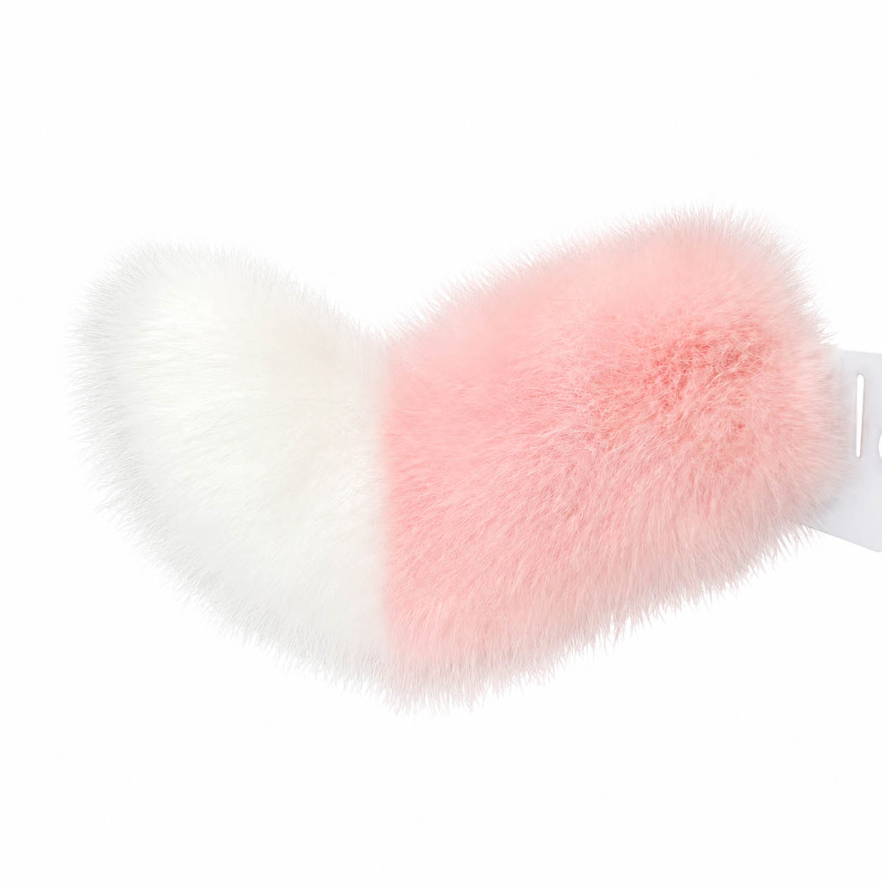 Plush fox tail prop for motorcycle cosplay – remote and voice-controlled-P01