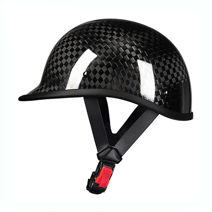 Carbon Fiber Vintage Motorcycle Half Helmet-I135