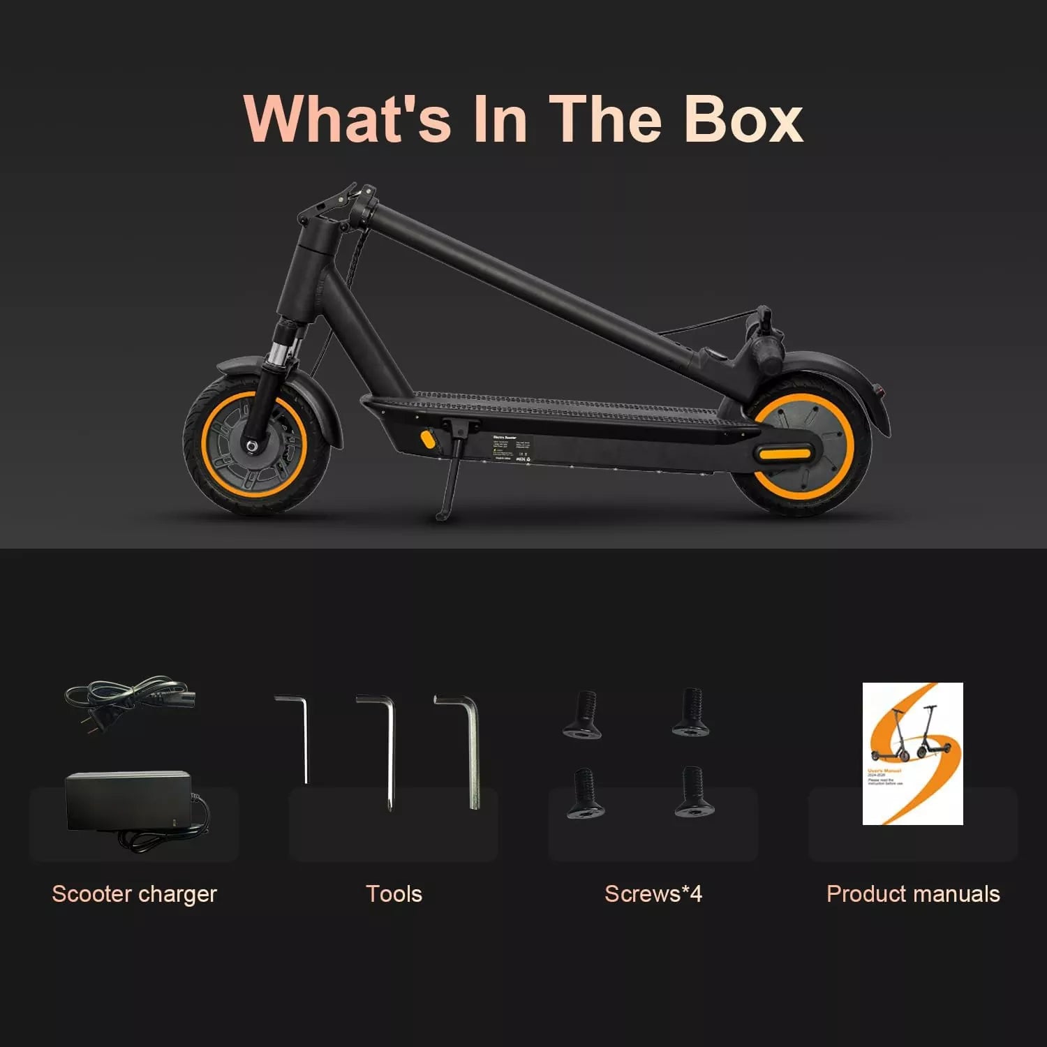 500W foldable electric scooter, top speed 21.7 mph, range 31 miles-G30