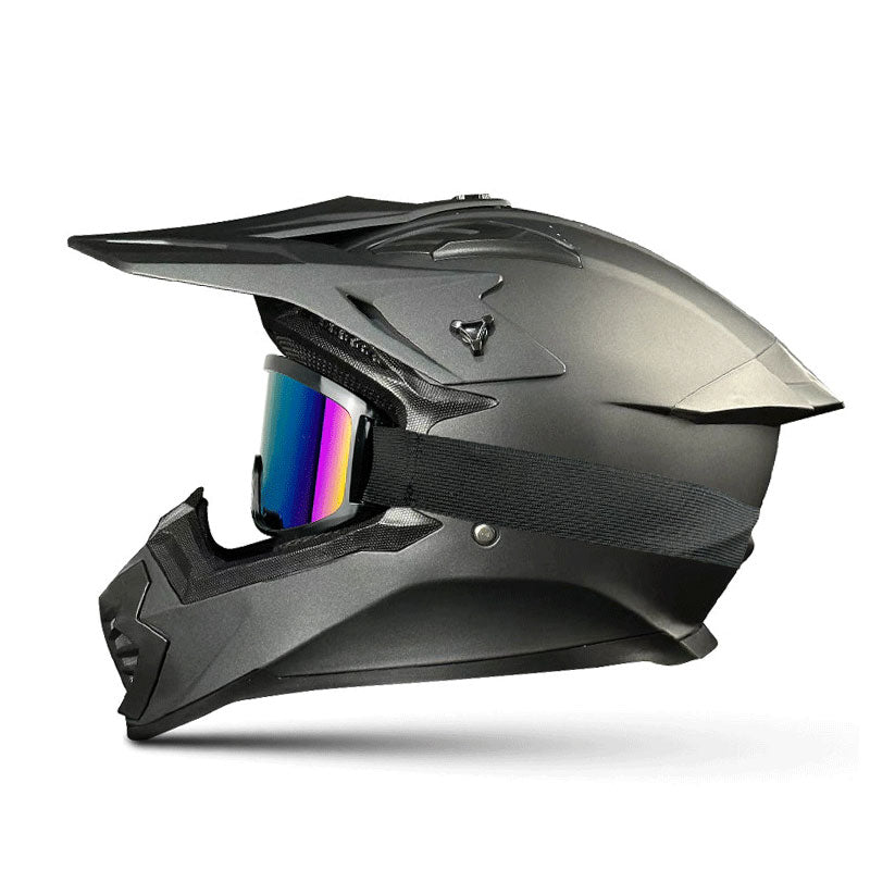 Colorful motocross helmets and goggles-I61