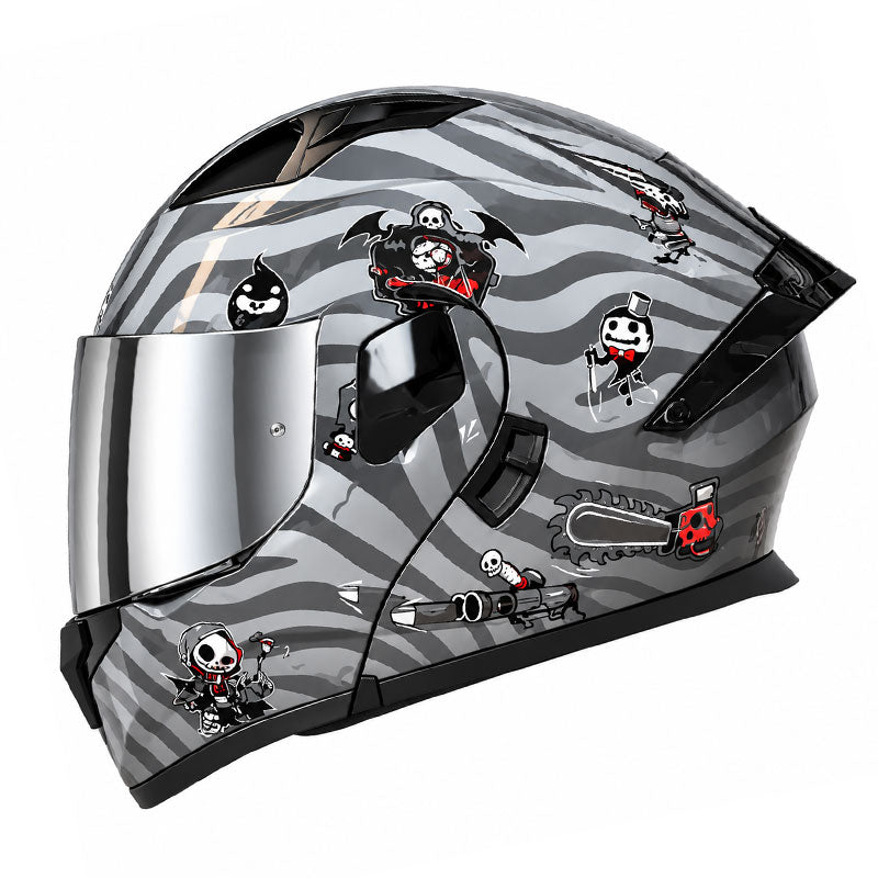 Modular motorcycle helmet-I156