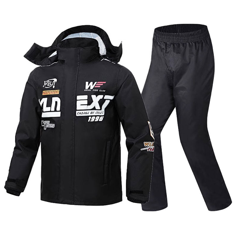 Two-piece cycling raincoat set-C17