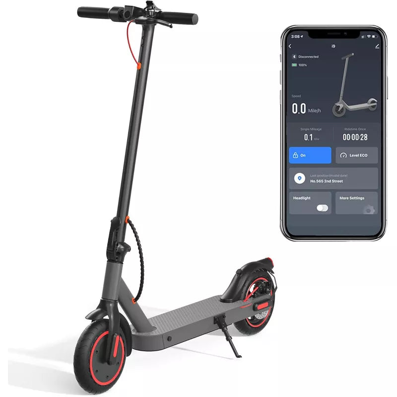 19 MPH 8.5" Solid Tires 350W Motor E Scooter for Adults and Teens Smart App