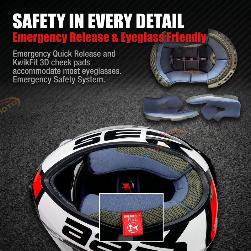 Motorcycle helmet with advanced ventilation system-I58