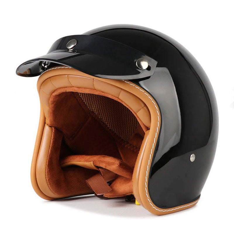 DOT Motorcycle Helmet 3/4 Half Helmet-I17