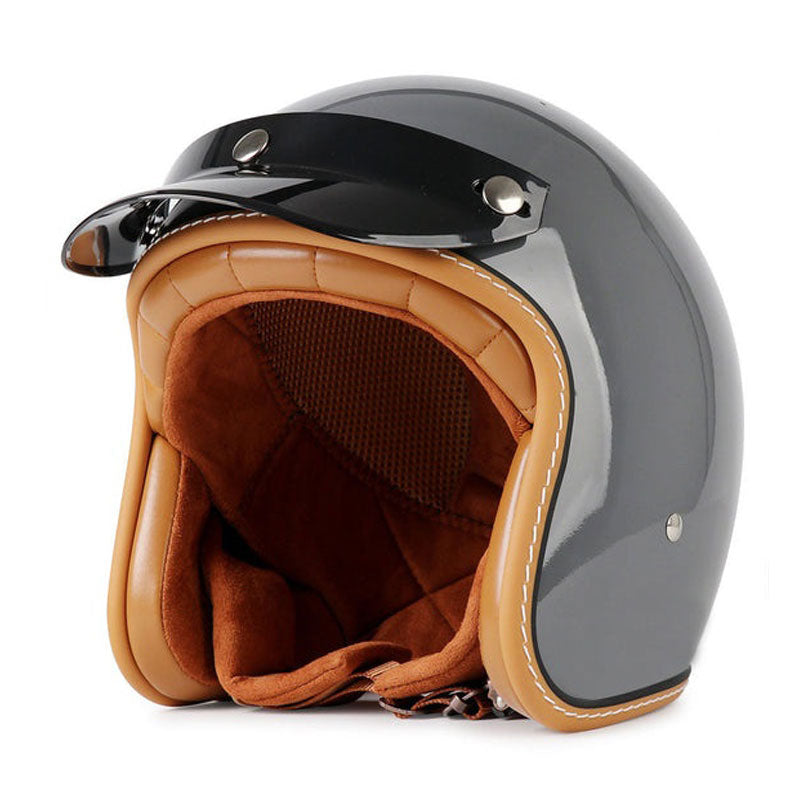 DOT Motorcycle Helmet 3/4 Half Helmet-I17