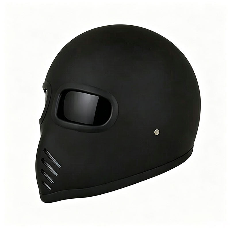 Full-face futuristic motorcycle helmet visor design-I37